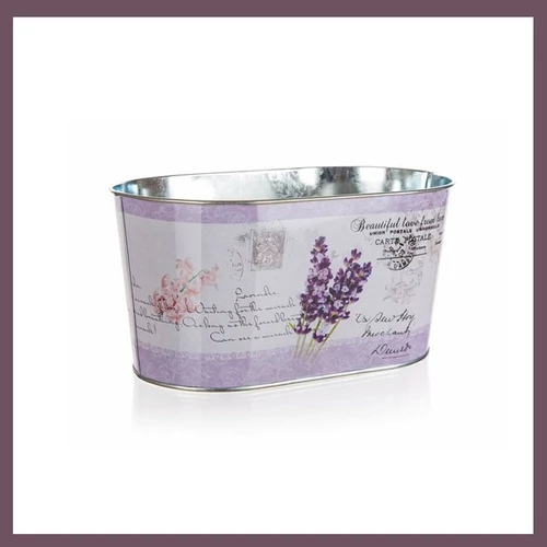 Metál kaspó LAVENDER 22,5cm ovális 63918809