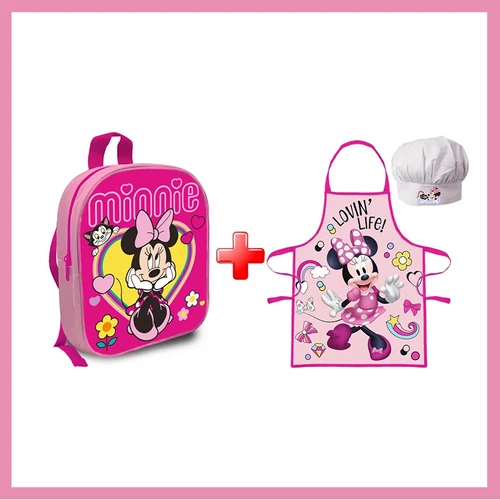Disney Minnie táska és kötény szett  JVL0088