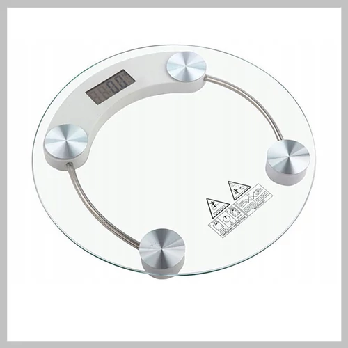 Elektronikus 180kg-os üveg LCD személymérleg 17032