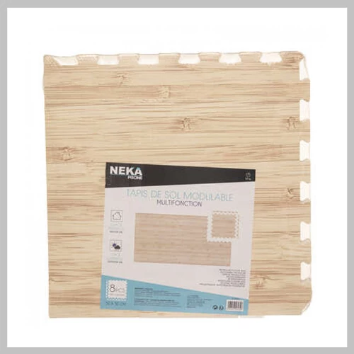 Moduláris puzzle típusú hab alaplap fa mintával - 8 db ZT-170853