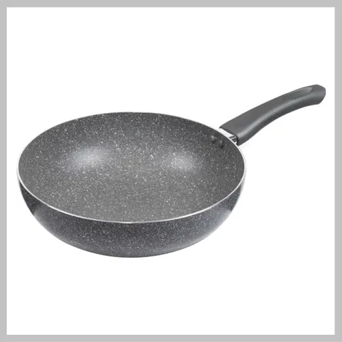 Banquet gránitszürke wok serpenyő, 84749018, 28 cm