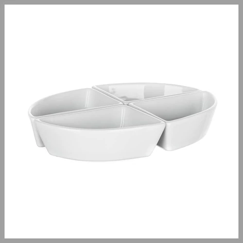 BANQUET Tál készlet BIANCA 19 x 13 x 4 cm, 4 + 1 db 60334539