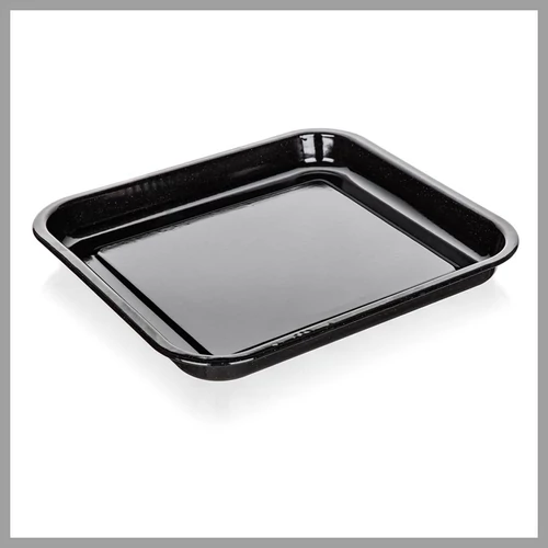 BANQUET Zománcozott tepsi CULINARIA, Fekete, 41 x 37 x 4 cm 13705043