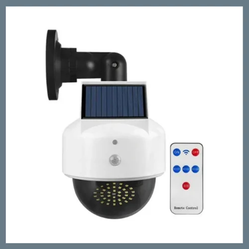 Napelemes Álkamera LED Lámpával és Távirányítóval JX-5118
