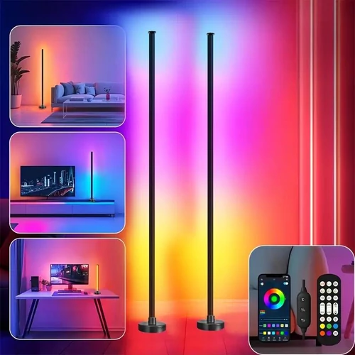 RGB LED állólámpa – 2 db LM894041