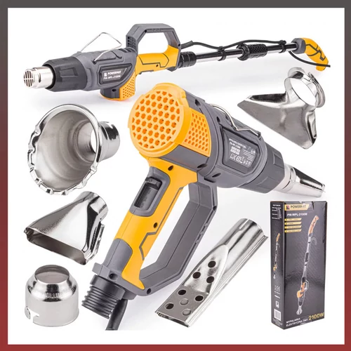 Powermat Elektromos hőlégfúvó 3 az 1-ben 2000W + 5 fúvóka PM-WPL-2100M