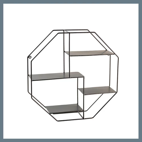 Fém polc 44 x 11 x 44,5 cm falra szerelhető 89564