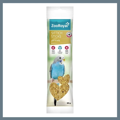 ZooRoyal Mézes rudak papagájoknak 60g 7985453