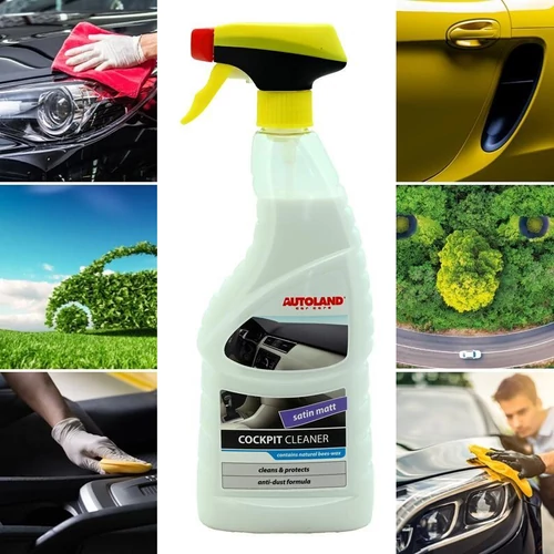 Autoland Satin Matt – Műszerfalápoló spray, selyemfényű – 750 ml am01207