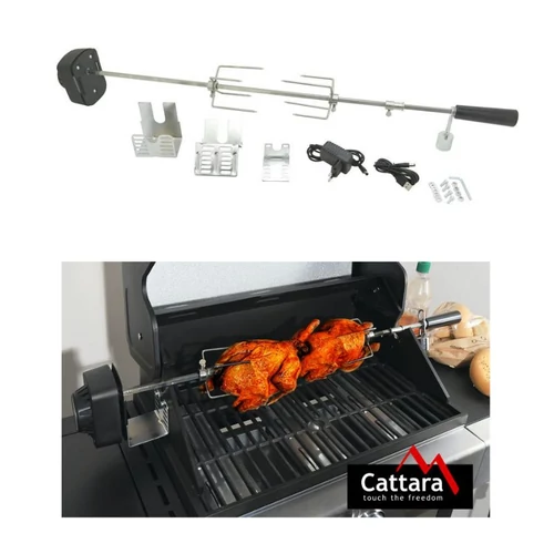 Elektromos grill nyárs motorral – 94 cm, 230V 13053