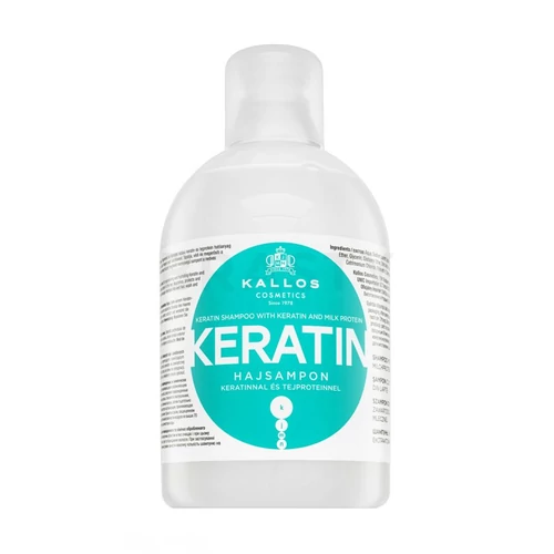 Kallos Keratin Shampoo – tápláló sampon keratinnal és tejproteinnel 1000 ml 2005584