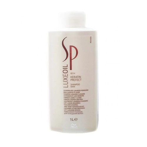 Wella Professionals SP Luxe Oil Keratin Protect Shampoo – Regeneráló sampon száraz és sérült hajra, 1000 ml 79858