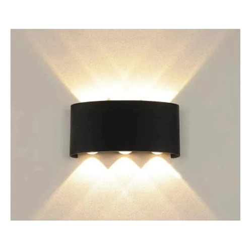 LED fali lámpa – Félköríves kialakítás, 3 LED fényforrással, IP65 014828