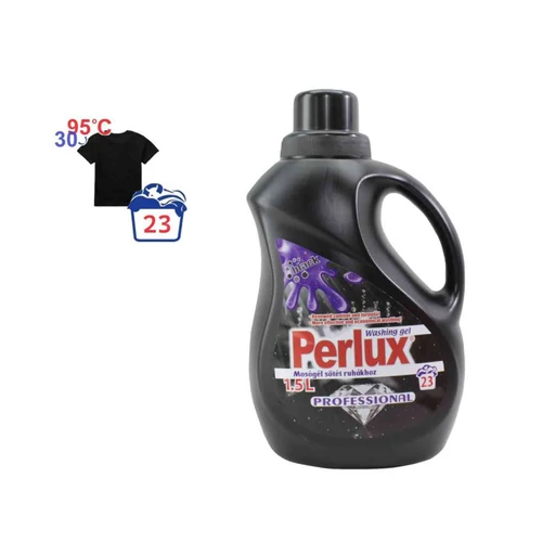 Perlux mosógél fekete ruhákhoz – 1,5 liter – 23 mosás 599955955525