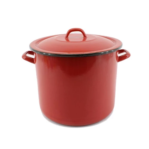 Zománcozott Fazék fedővel 21 cm 5999036004579