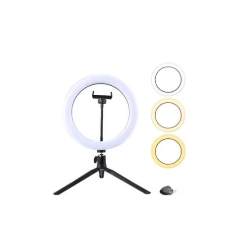 Ring Fill Light – LED gyűrűs szelfilámpa állvánnyal holm3117