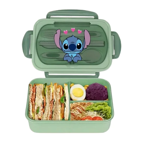 Disney Stitch ételdoboz - Zöld KF2067243-3