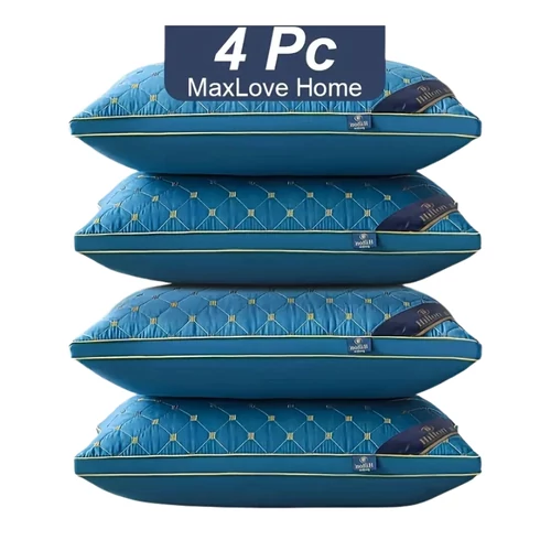 4 db luxus szállodai párna - Kék MM3135850-3