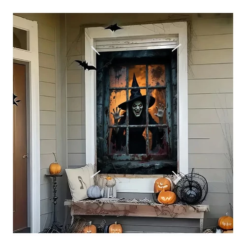 Halloween ablak dekoráció 80×120 cm – HH3756313