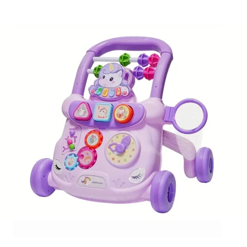 Baba járüka unikornis mintával – 39×39×33 cm – AX3960392-3