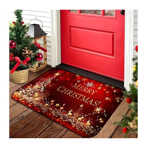 Karácsonyi lábtörlő – 50×80 cm, Merry Christmas mintával – FY361227