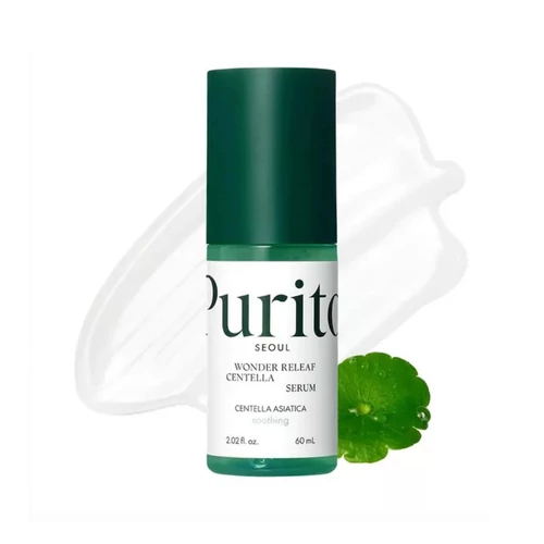 PURITO Wonder Releaf nyugtató és bőrgyógyító szérum Centella Asiatica kivonattal 60 ml 8809563100149
