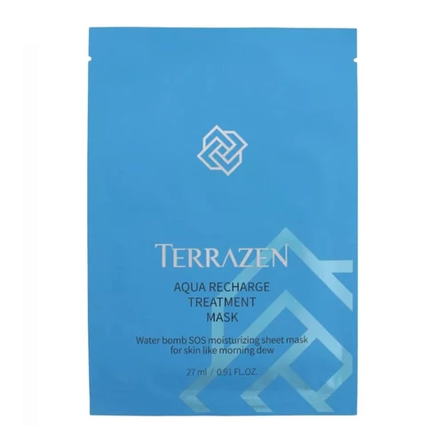 TERRAZEN Aqua Recharge mélyhidratáló és bőrerősítő fátyolmaszk 5 db 8809263868042