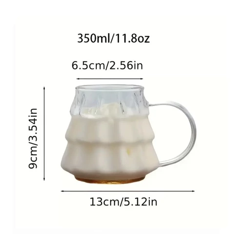 Üvegbögre karácsonyfa mintával – 350 ml EE4107968