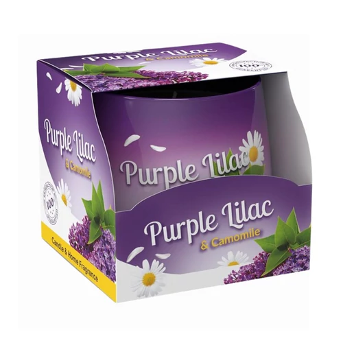 SAS3016 Poharas illatgyertya 100 g – Purple Lilac 46602