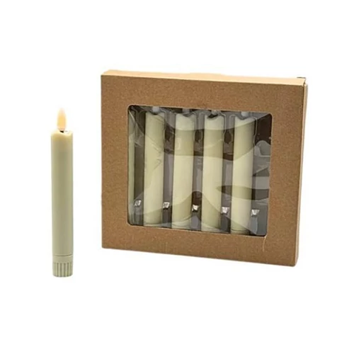 LED gyertya – meleg fény, 6 db/csomag, 17 cm 59305