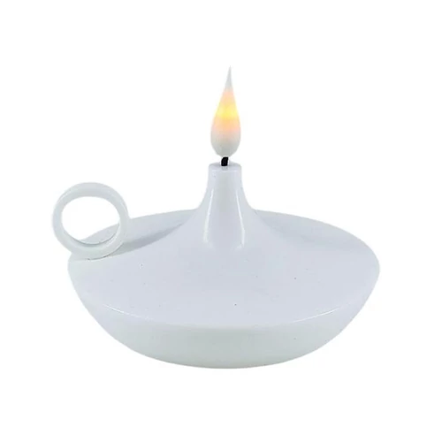 Elektromos LED olajlámpa – fehér, 10×8,5 cm 59692