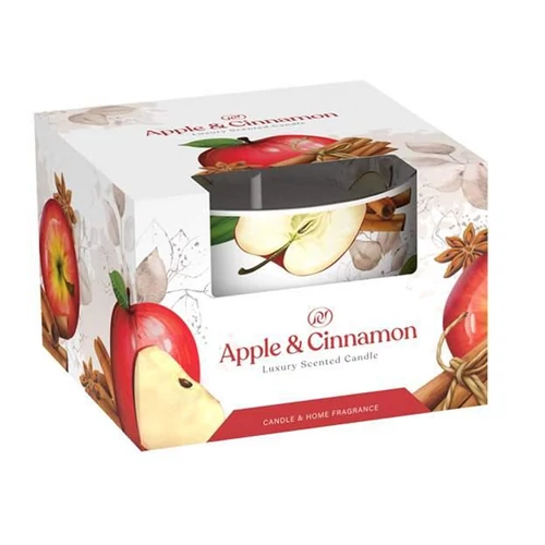 Poharas illatgyertya – Apple & Cinnamon, 115 g 51225