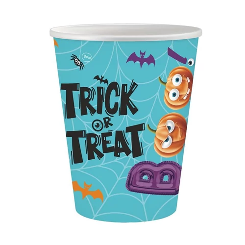 Halloween papírpohár – 250 ml, 6 db/csomag 55200