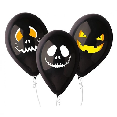 Halloween latex lufi – 30 cm, 3 db/csomag 55268

