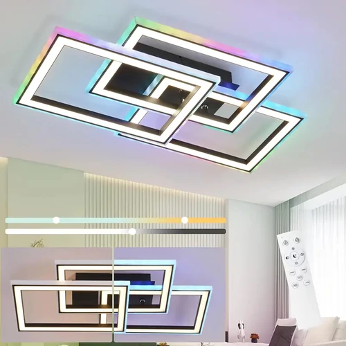 LED mennyezeti lámpa RGB, 45 W NR1696890