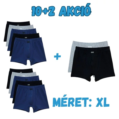 10+2 Férfi boxer XL  z005-8