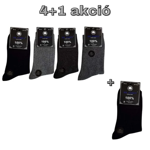 4+1 pár Férfi öltöny zokni  43-46 MP1002-4
