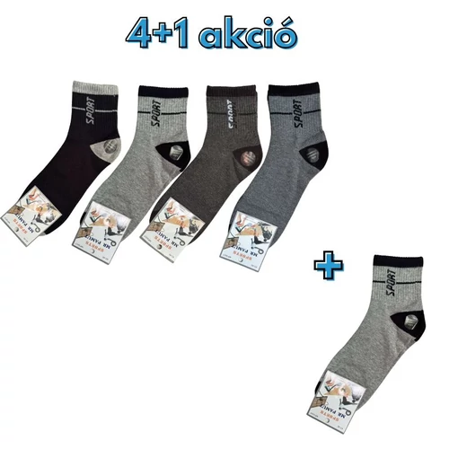 4+1 Férfi sport zokni 39-42 MP3007-3