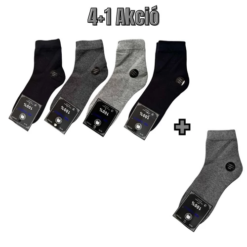 4+1 Férfi pamut zokni 43-46 MP3002-4
