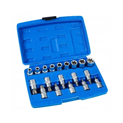 BLACK E-TORX dugókulcs készlet 1/2
