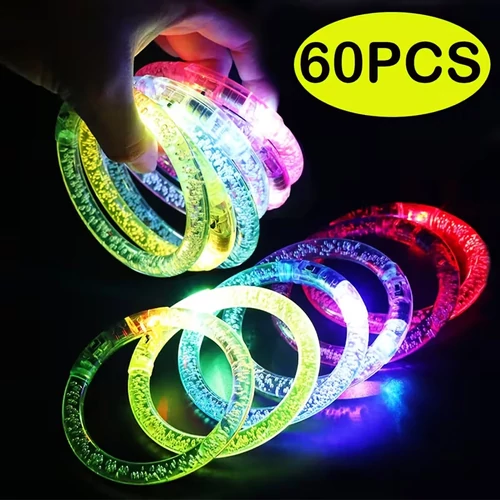 LED világító karkötő szett – 60 darabos, több színben HH5081814