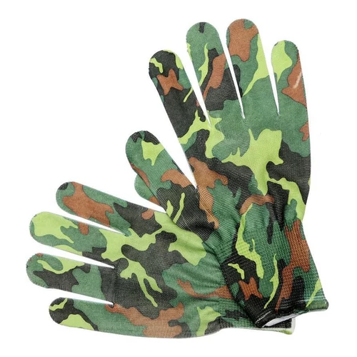 Kerti kesztyű terepmintás, 8-as méret TO-74113
