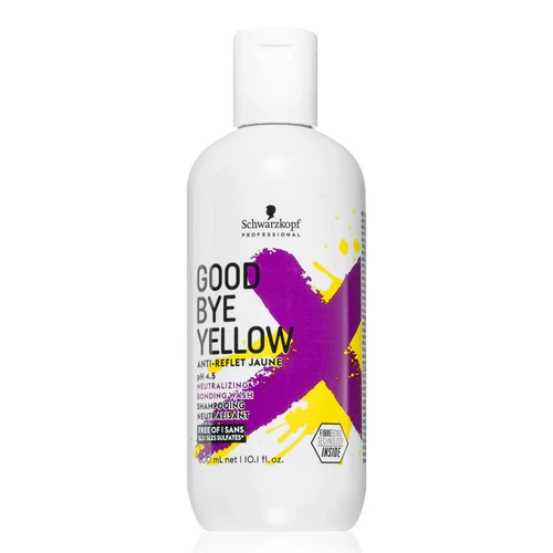 Schwarzkopf Professional Good Bye Yellow sampon sárga tónusok semlegesítésére 300 ml 116902