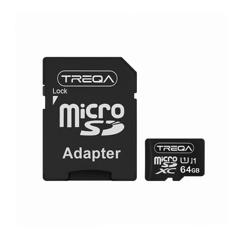 TREQA microSDXC memória kártya adapterrel – 64 GB SD-12-2