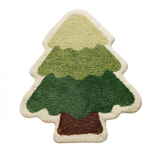 Karácsonyi lábtörlő – fenyőfa mintával 36 × 57 cm DYW11
