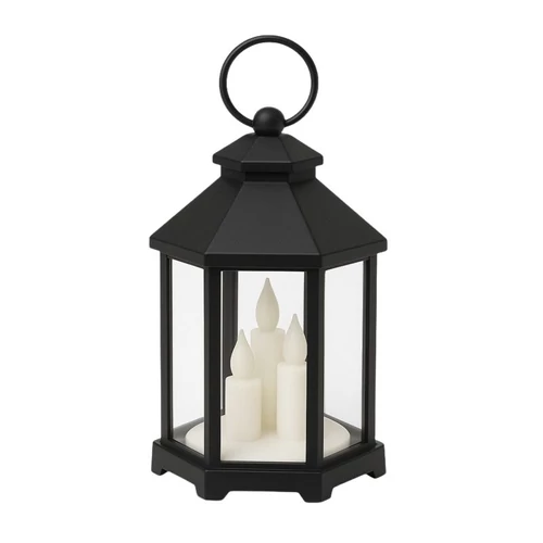 Dekoratív LED lámpás gyertyával – 12 × 21 cm LAMP53