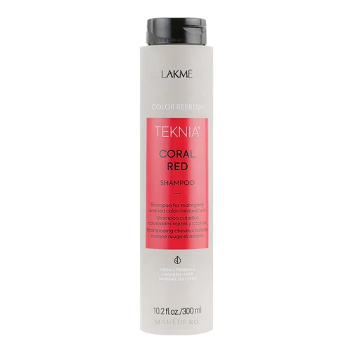 Lakmé Teknia Color Refresh Coral Red színező sampon 300 ml 133007