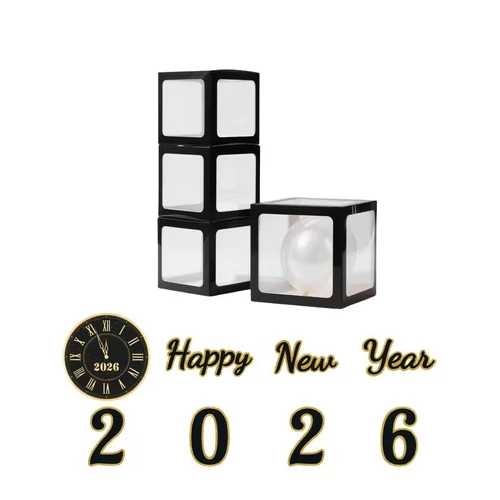 2026 Szilveszteri Dekorációs Doboz Szett (4 db) DD6441213