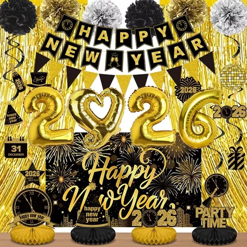 2026 Szilveszteri Parti Dekorációs Készlet EU7959140