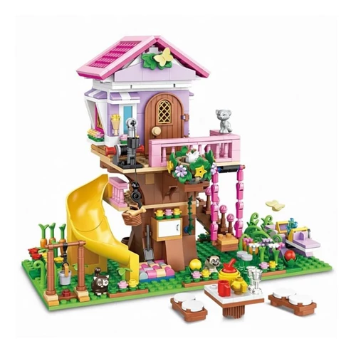 Faház Építőkészlet – Erdei Barátság Ház, 685 db 106940115N